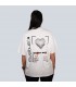HEARTBEAT" oversize unisex T-shirt