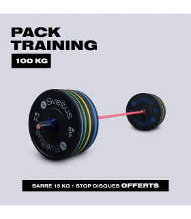 Pack de entrenamiento + barra olímpica de cerámica gratis