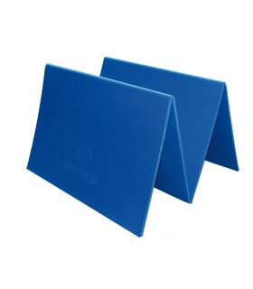 Blauer Mattenteppich 140x50 cm