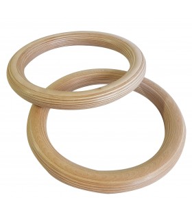 Anillos de gimnasia de madera x2