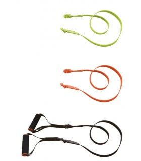 Set of 3 fitness elastic bands