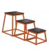 Set de 3 plyobox orange