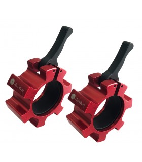 Stop disque aluminium rouge Ø51 mm x2