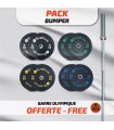 Bumper pack + free Olympic bar