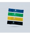 Set of 4 aerobic latex bands