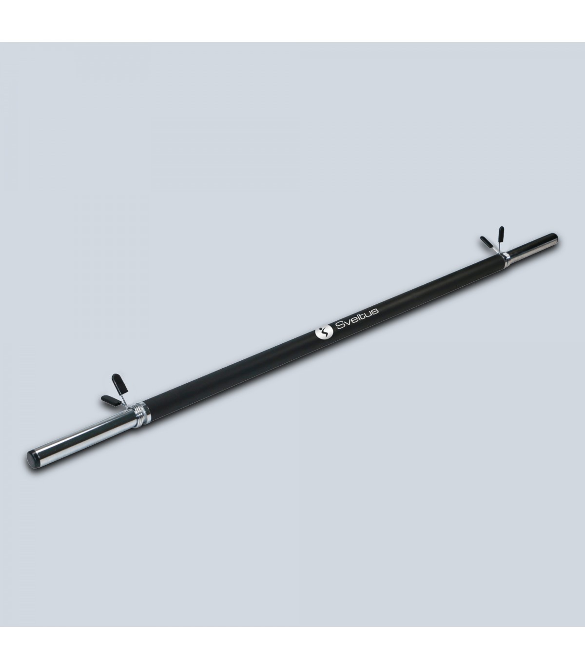 barra-de-goma-sveltus-2-topes-de-disco-barra-de-pesas-de-28-mm-con