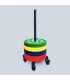 Olympic discs mobile rack