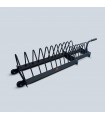 Plates rack with castors