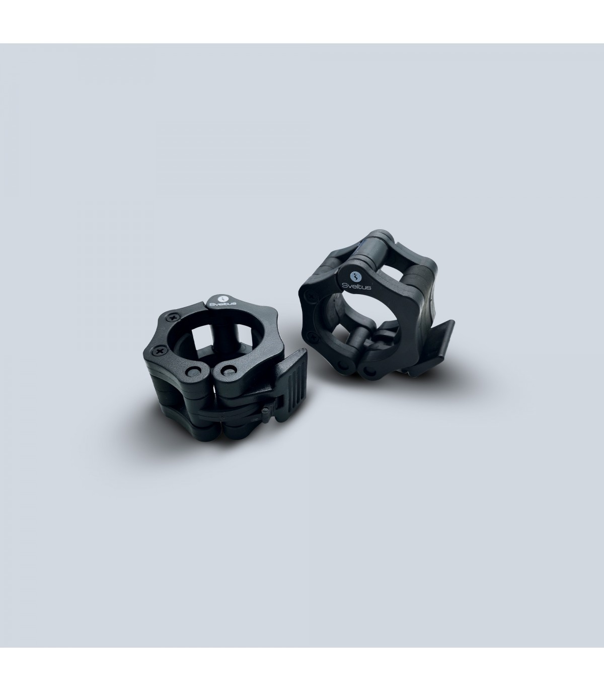 sveltus Stop disque barre olympique noir x2