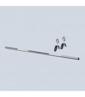 Barre acier + 2 stop disques