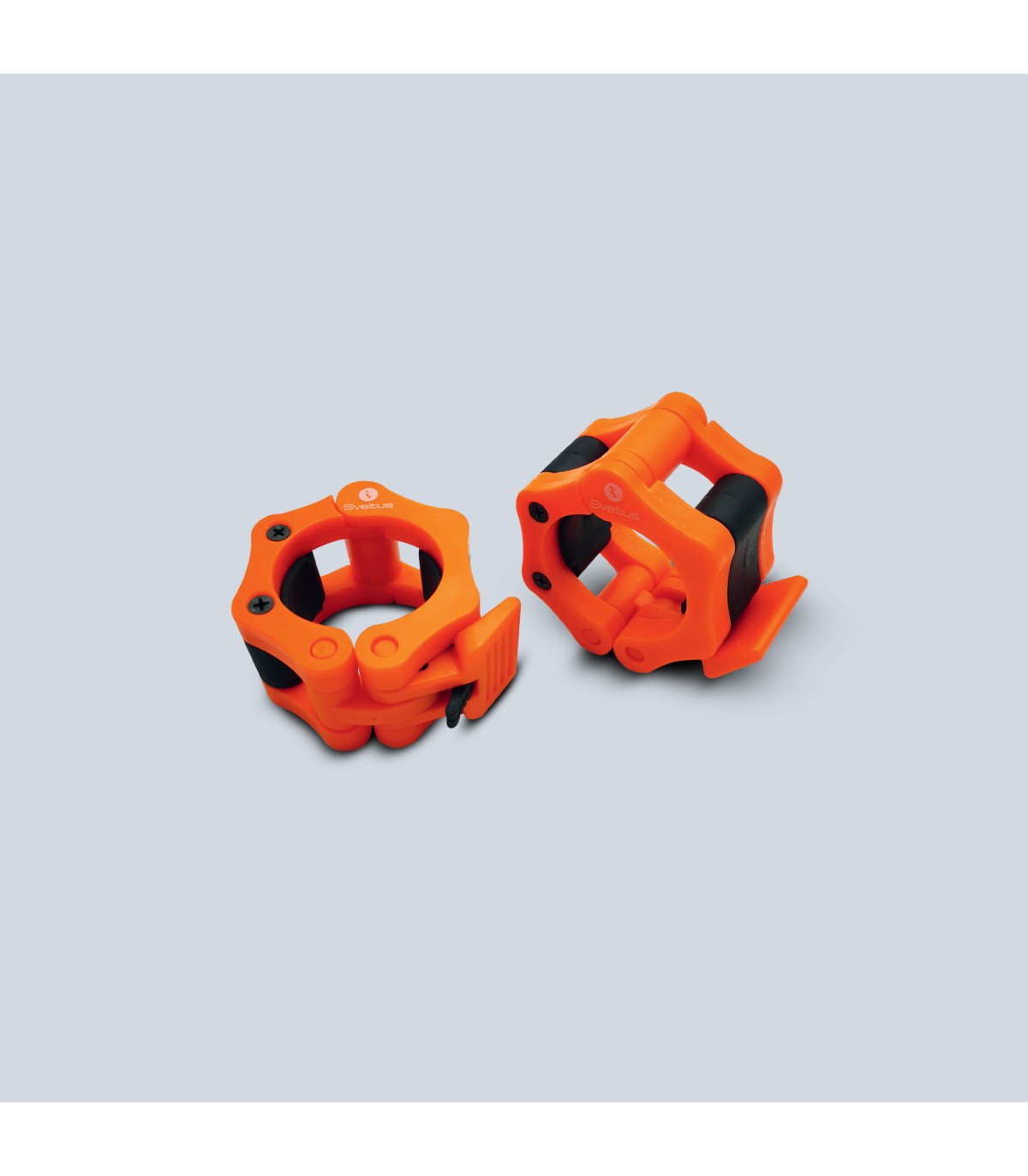 sveltus Stop disque barre olympique orange x2