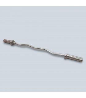 EZ Olympic bar 120 cm + 2 disc stops