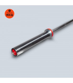 Barra olimpica 15kg - naranja
