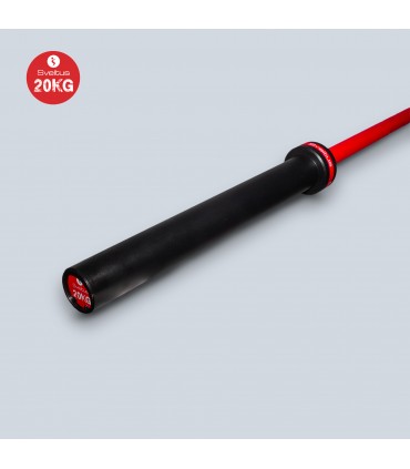 Barra olimpica Cérakote 20 kg - rosso