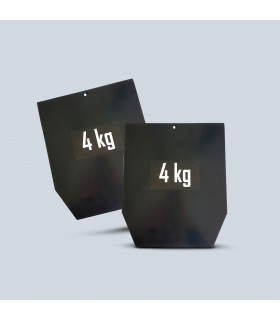 Stalen plaat voor pro-gilet 4 kg x2