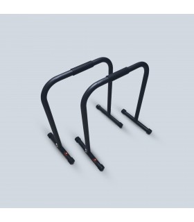 Black parallel bar h72 cm x2