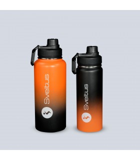 Isothermal stainless steel water bottle