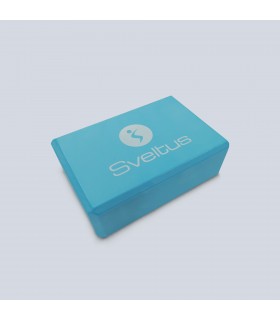 Yoga baksteen foam blauw