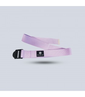 Funda lila con cintas de yoga